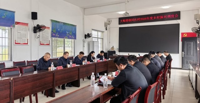 刘保湘赴同庆村调度乡村振兴工作